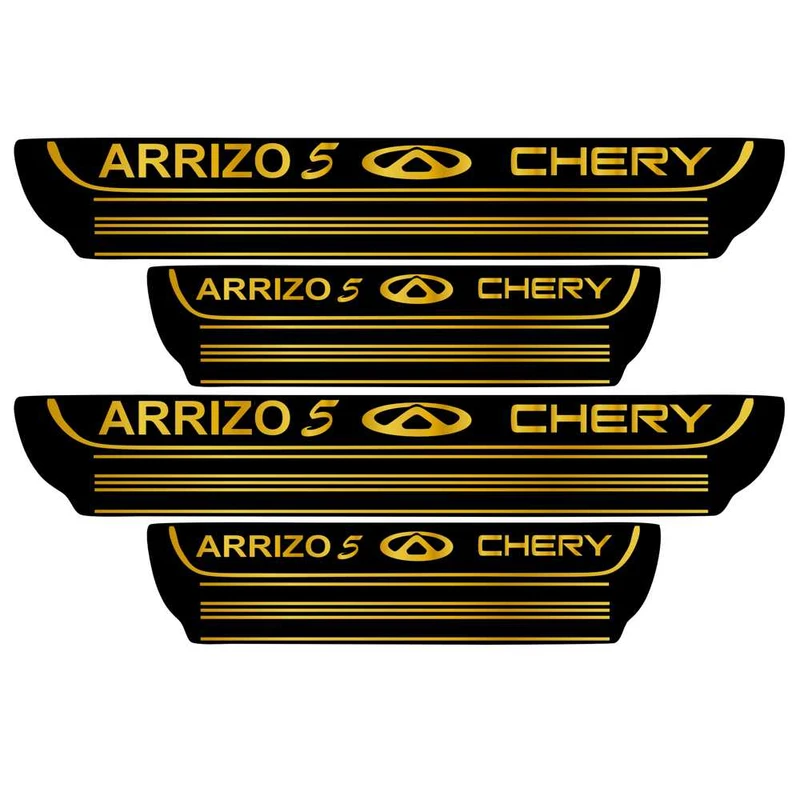 برچسب بدنه خودرو اسپرت غدیر مدل CH GO YA59 A95 مناسب برای آریزو 5 بسته 4 عددی