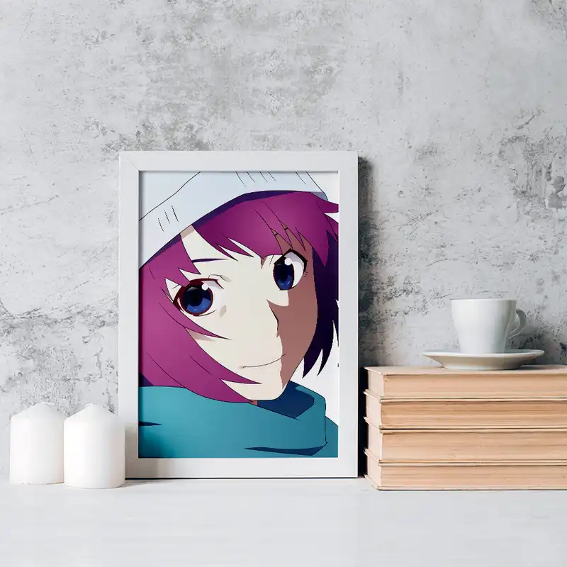 تابلو خندالو مدل سنجو گاهارا انیمه مونوگاتاری کد 16190