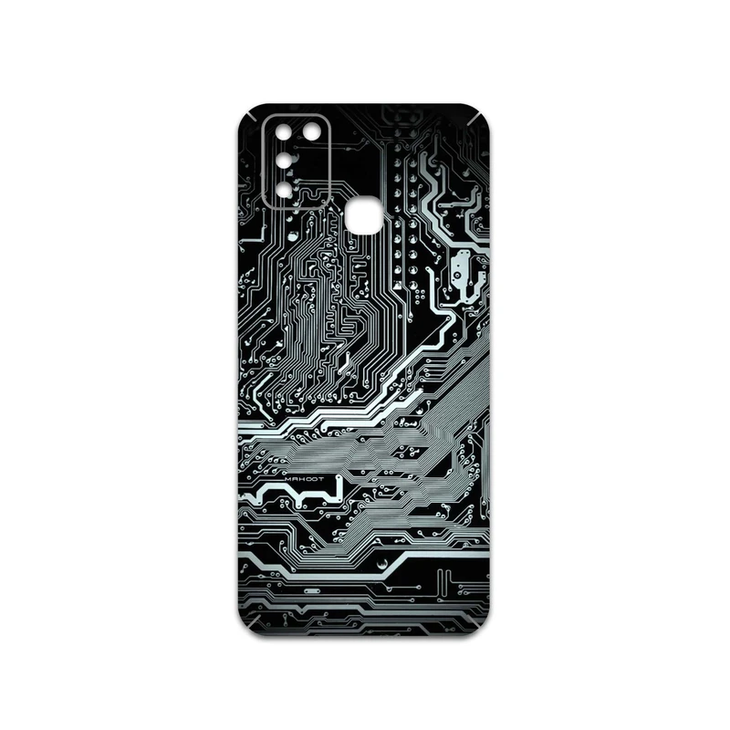 برچسب پوششی ماهوت مدل Black-Printed-Circuit-Board مناسب برای گوشی موبایل اینفینیکس Smart 6 X657B
