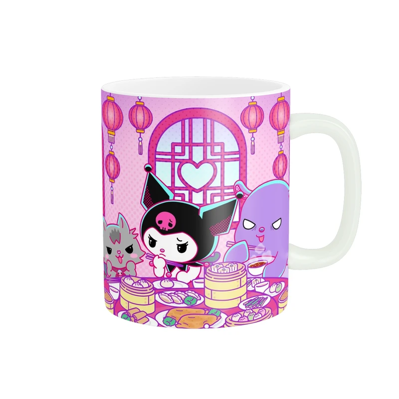 ماگ پادآفرین مدل کارتون کرومی و مای ملودی Kuromi کد PM3006