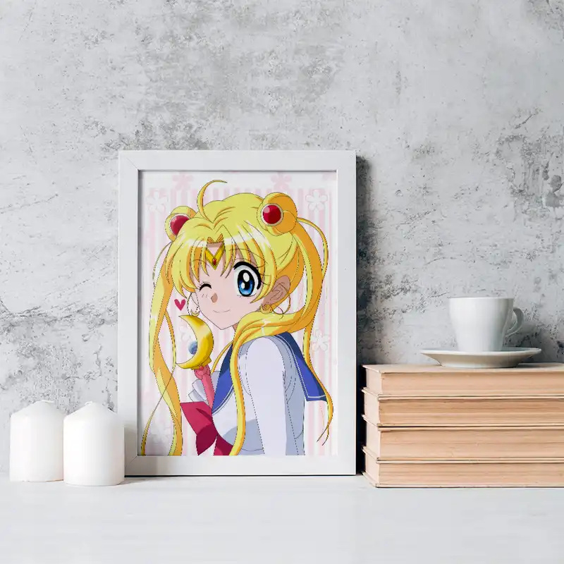 تابلو خندالو مدل اوساگی تسوکینو انیمه سیلور مون Sailor Moon کد 17435