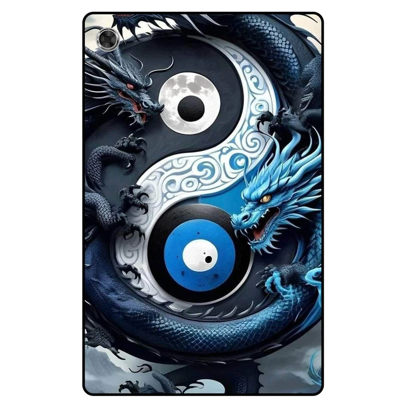 کاور مگافون طرح اژدها مدل 7475 مناسب برای تبلت لنوو Tab M10 Plus