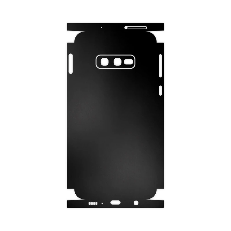 برچسب پوششی ماهوت مدل Black-Matte-FullSkin مناسب برای گوشی موبایل سامسونگ Galaxy S10e