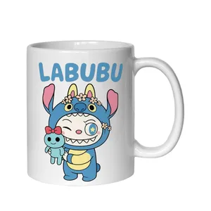 ماگ مدل لبوبو و عروسک