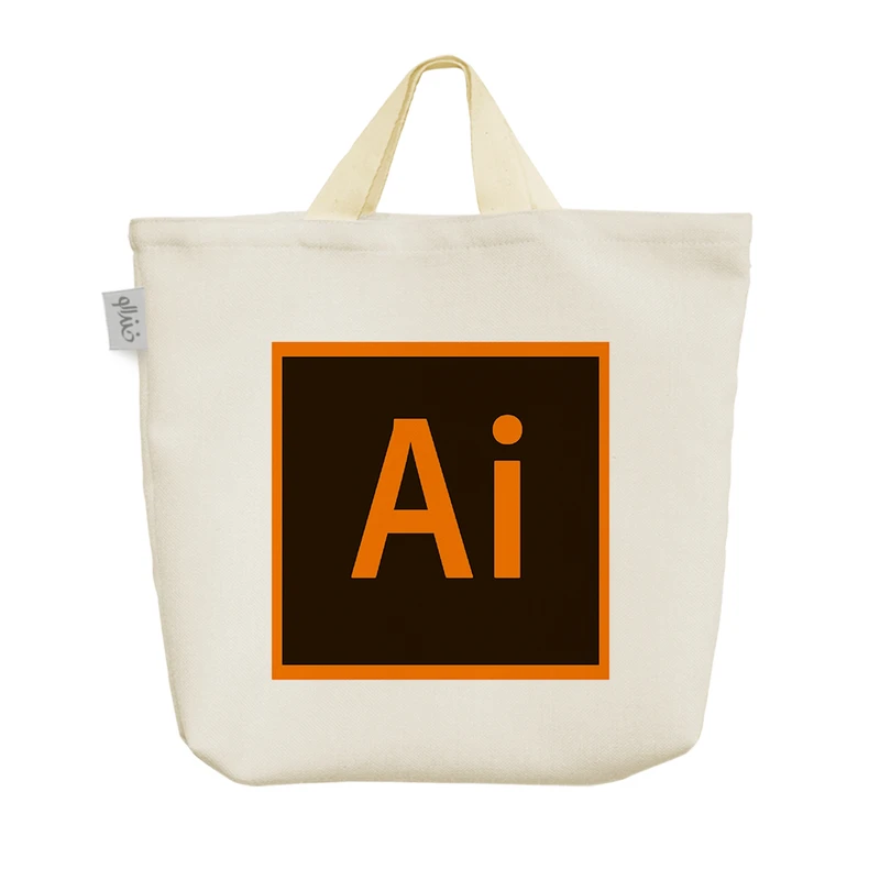 ساک خرید خندالو مدل illustator کد 1962