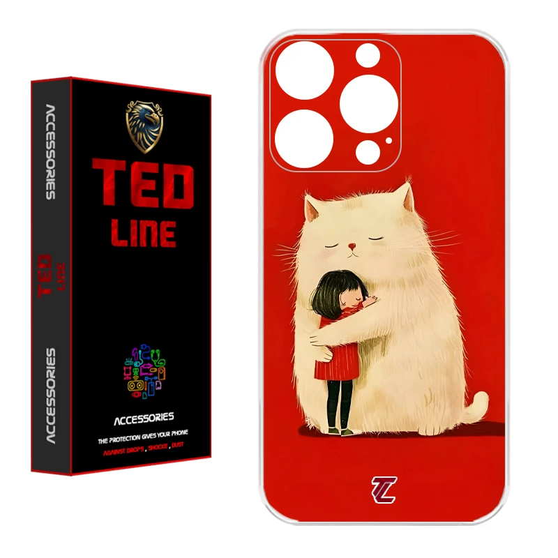 کاور تدلاین طرح گربه کد 1170 مناسب برای گوشی موبایل اپل Iphone 16 Pro