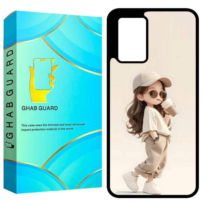 کاور قاب گارد طرح دختر مدل GCHP11S مناسب برای گوشی موبایل شیائومی Redmi Note 11 4G / Redmi Note 11S 4G