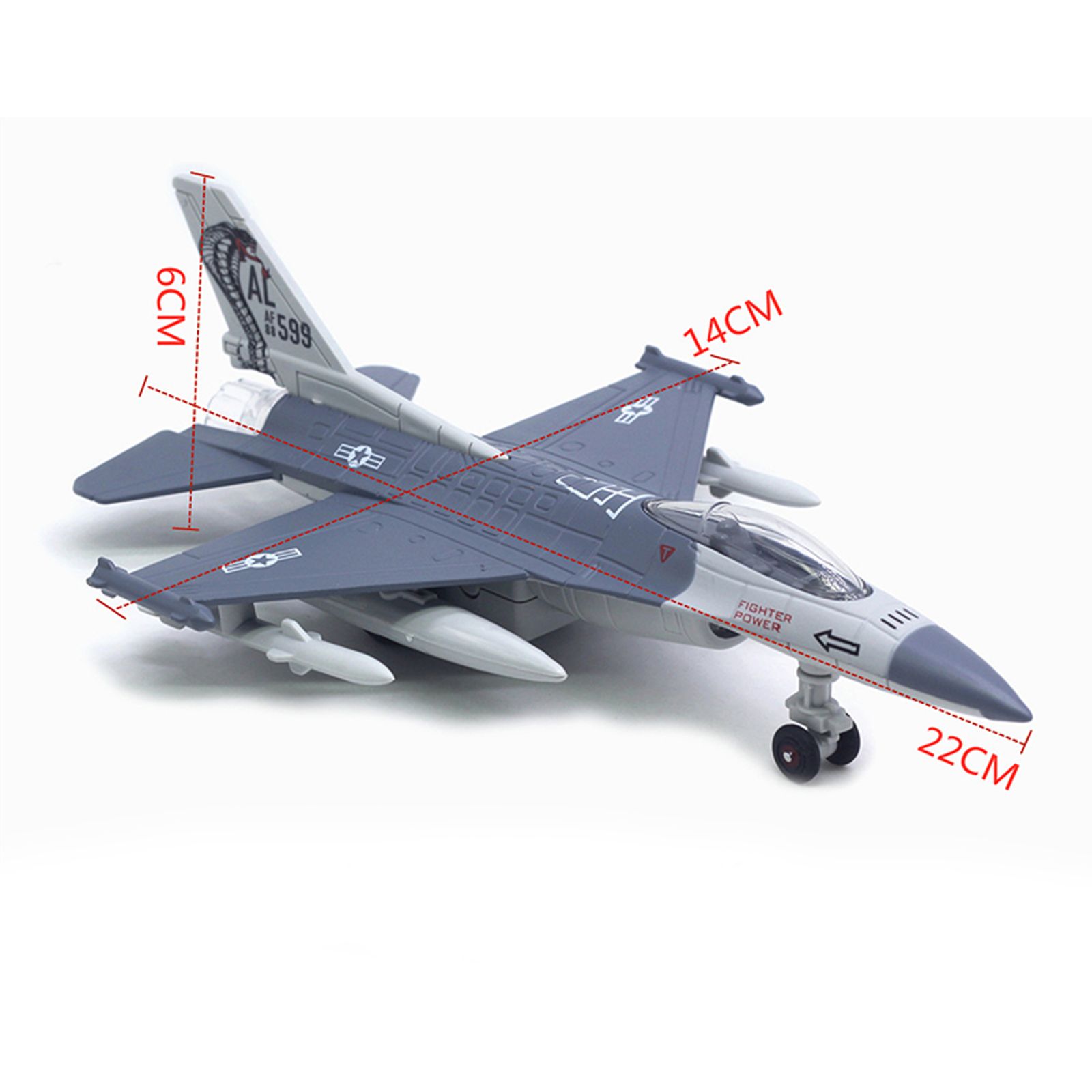 هواپیما بازی مدل F-16 -  - 8
