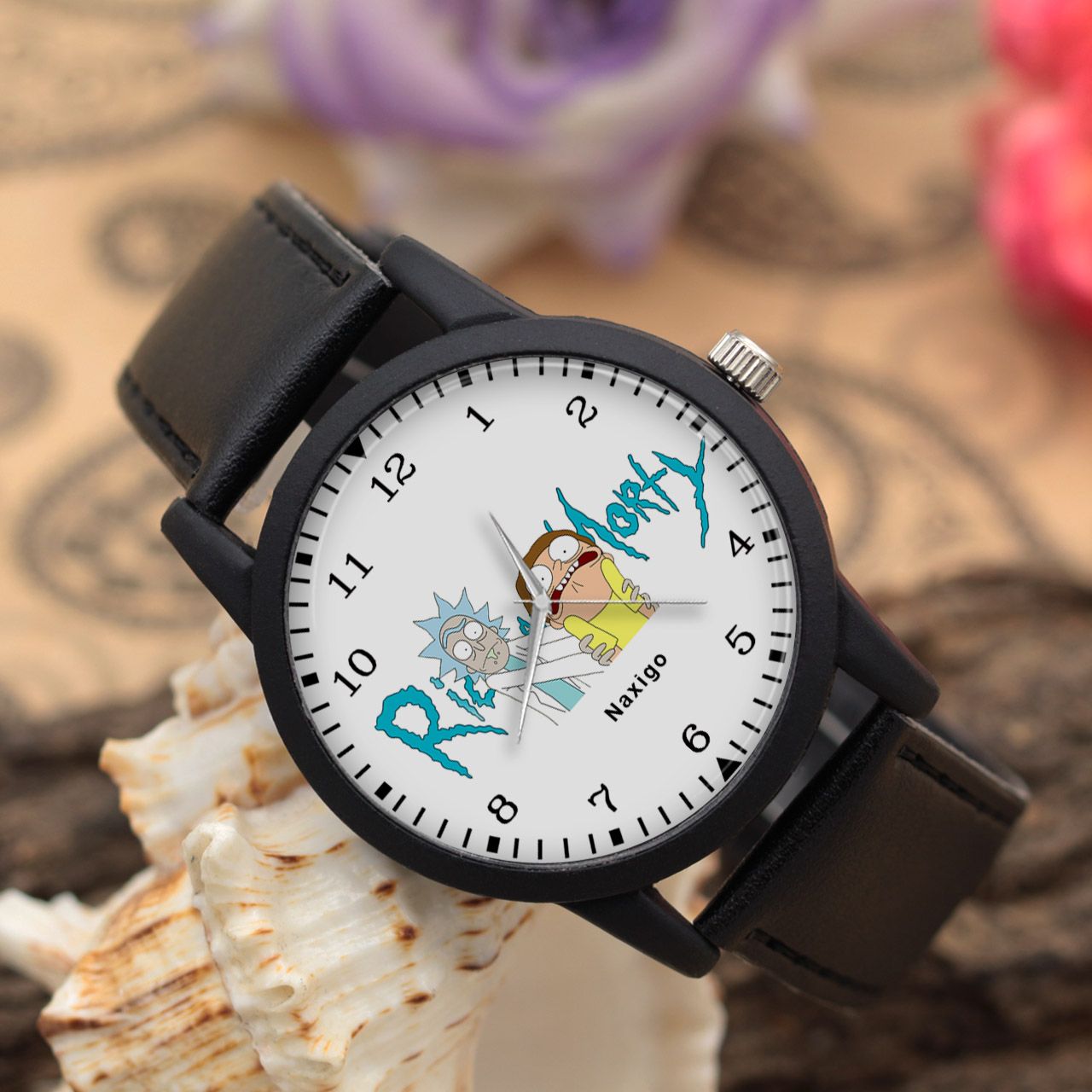 ساعت مچی عقربه ای ناکسیگو طرح Rick and Morty کد LF4242 -  - 3