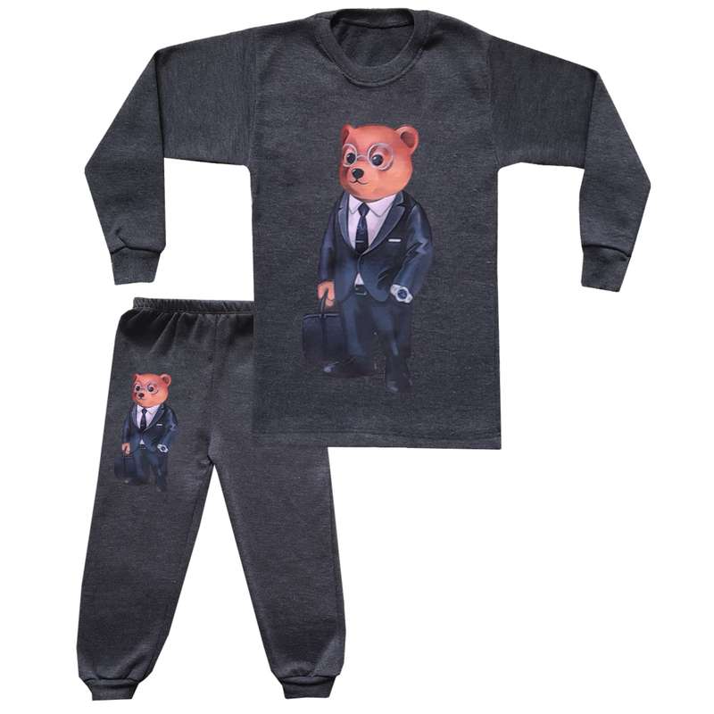 ست تی شرت و شلوار پسرانه تروسکان مدل Bear-102