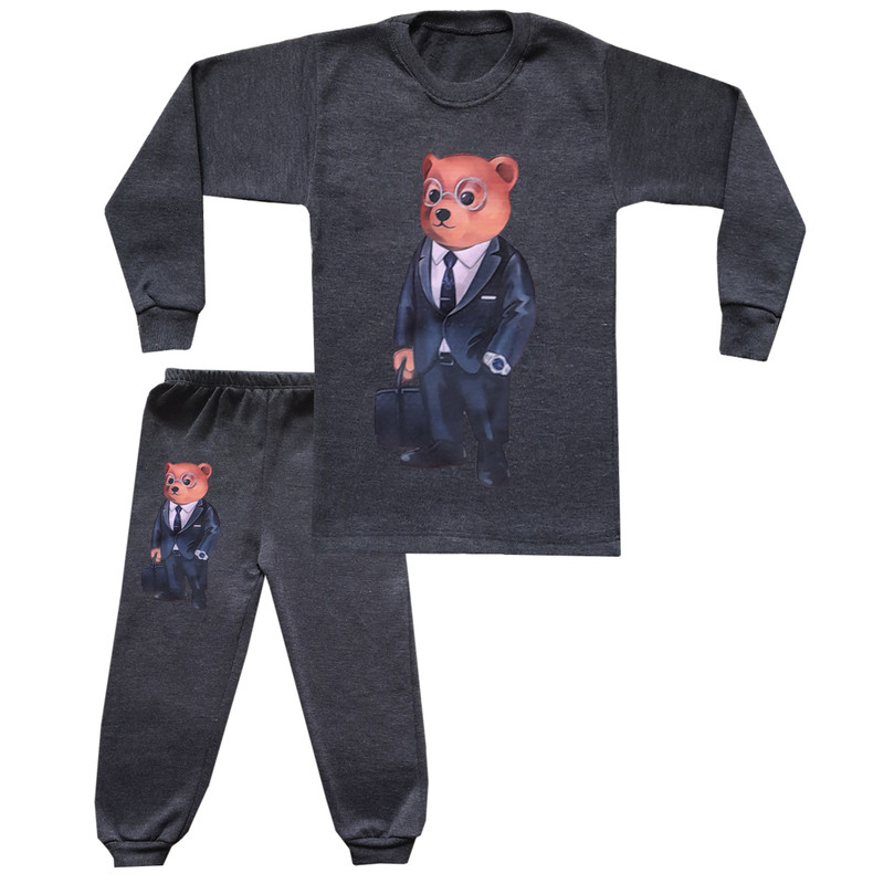 ست تی شرت و شلوار پسرانه تروسکان مدل Bear-102