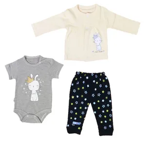 ست 3 تکه لباس نوزادی مدل cag440p