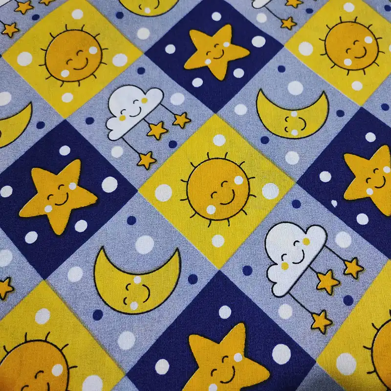 پارچه ملحفه طرح خورشید کد A6