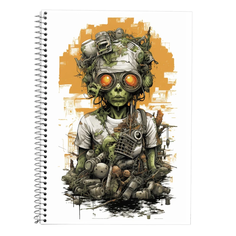 دفتر زبان 50 برگ مدوپد مدل سه خط طرح تایتان Titan کد DF11798