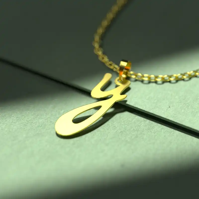 گردنبند طلا 18 عیار زنانه مدوپد مدل حرف Y کد H3-1-1512