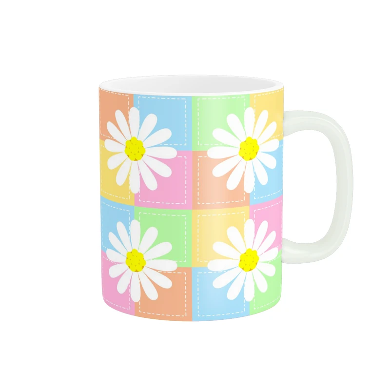 ماگ پاد آفرین طرح گل کد 5000