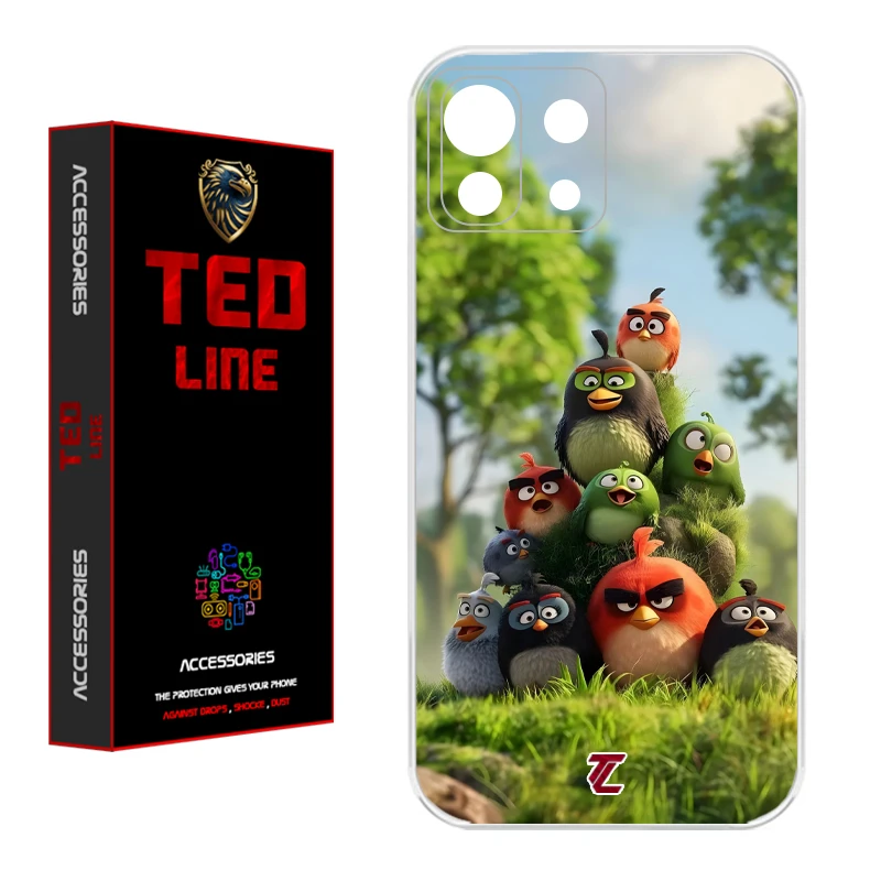 کاور تد لاین طرح پرنده خشمگین کد 1132 مناسب برای گوشی موبایل شیائومی Mi 11 Lite