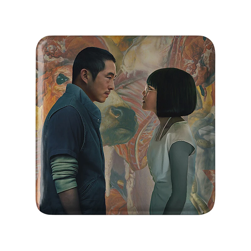 پیکسل خندالو طرح سریال بیف Beef مدل مربعی کد 29991