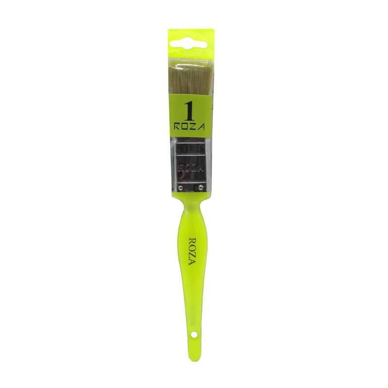 قلم مو نقاشی رزا مدل پلاستیکی کد YP-ROGHANI-57MM/1INCH سایز 1 اینچ