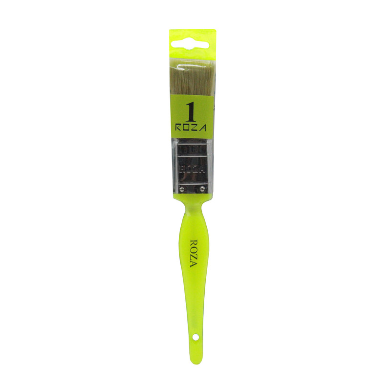 قلم مو نقاشی رزا مدل پلاستیکی کد YP-ROGHANI-57MM/1INCH سایز 1 اینچ