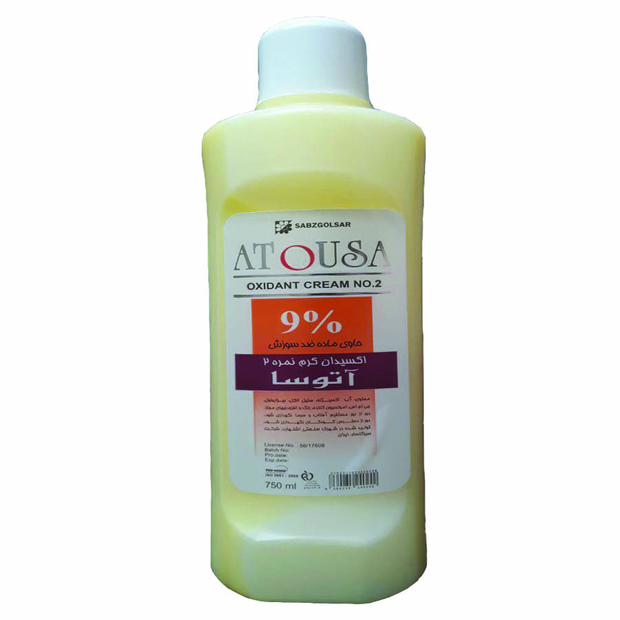 اکسیدان آتوسا کد 200 نه درصدی حجم 60 میلی لیتر
