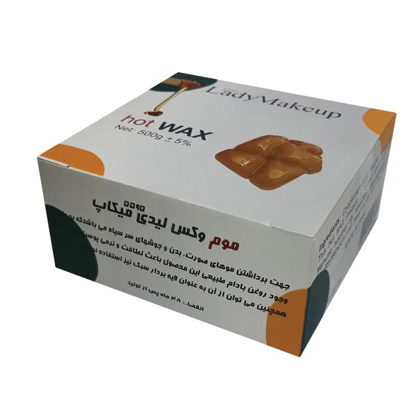 وکس موبر لیدی میکاپ مدل عسل و روغن بادام وزن 500 گرم بسته 12 عددی