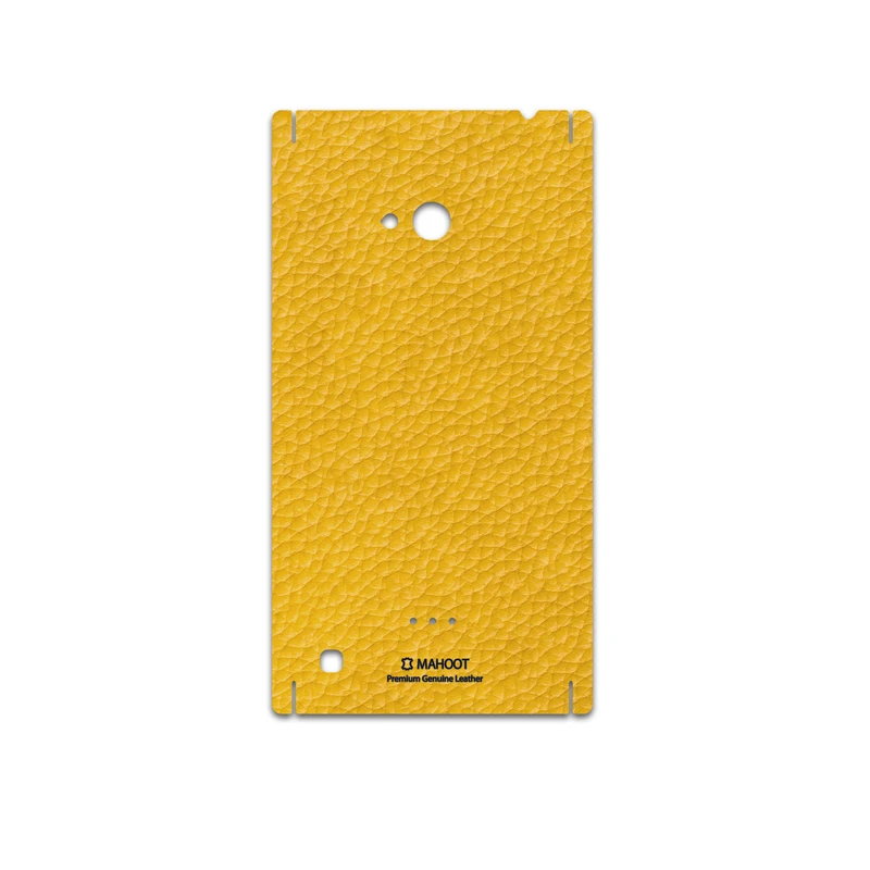 برچسب پوششی ماهوت مدل Mustard-Leather مناسب برای گوشی موبایل نوکیا Lumia 720
