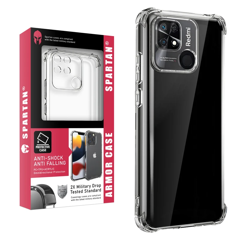 کاور اسپارتان مدل Airbag مناسب برای گوشی موبایل شیائومی Redmi 10A / Redmi 9C / Poco C31