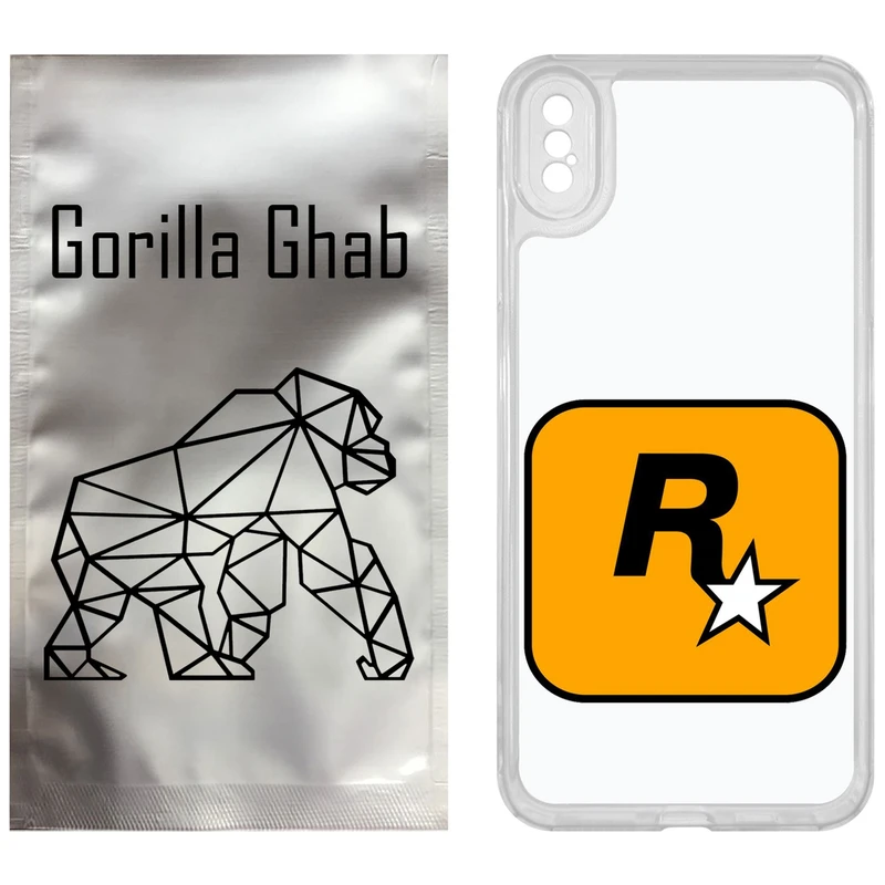 کاور گوریلا قاب مدل CLG کد 54 طرح راک استار مناسب برای گوشی موبایل اپل iPhone XS Max