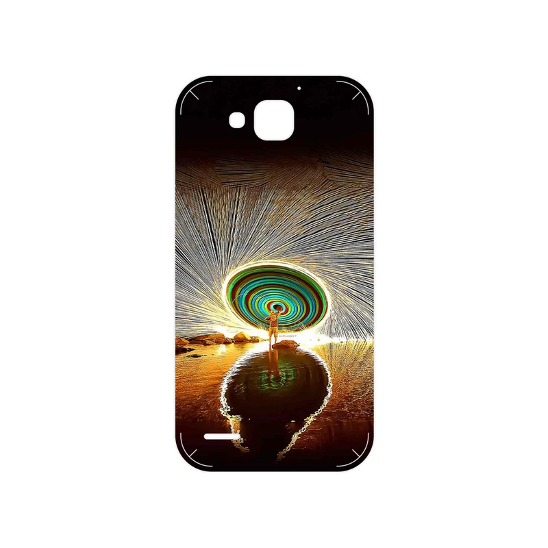 برچسب پوششی ماهوت مدل Night Light Fountain مناسب برای گوشی موبایل آنر 3X G750