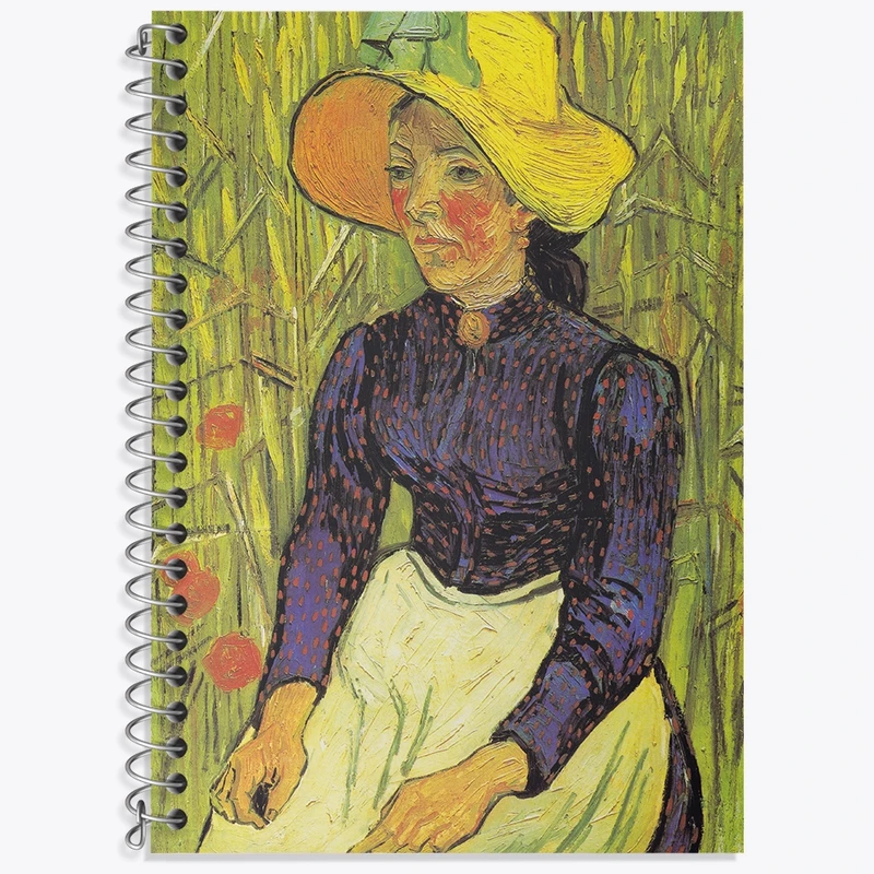 دفتر لغت 50 برگ خندالو طرح ونسان ونگوگ (Van Gogh) کد 36814