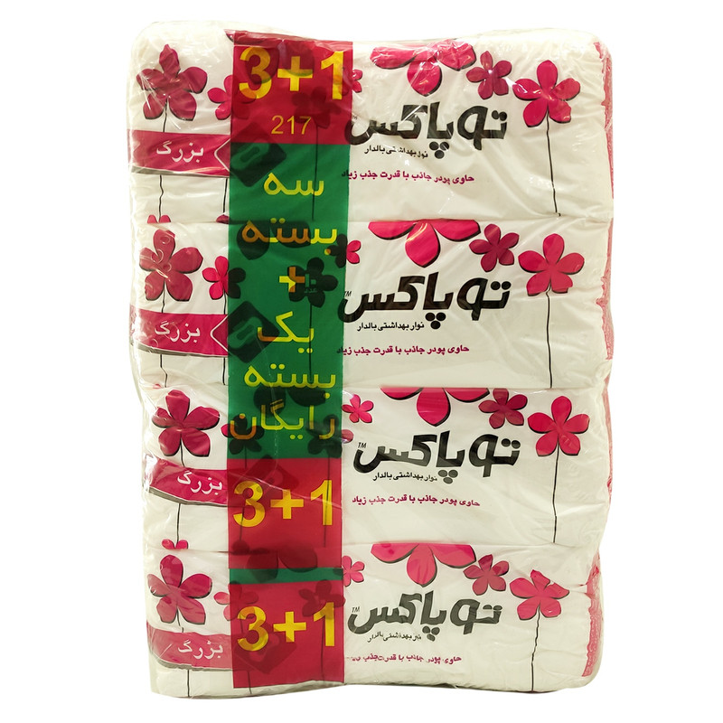 نوار بهداشتی توپاکس مدل TPX_MOSH10 بسته 4 عددی