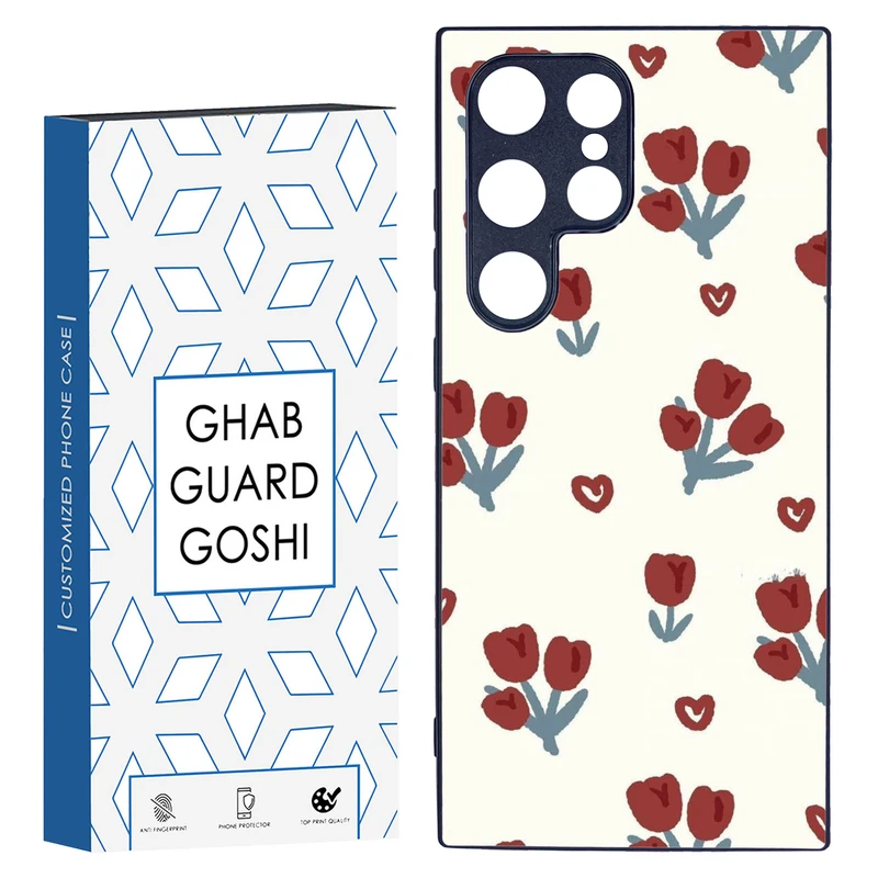 کاور قاب گارد گوشی طرح گل کد TPU-140 مناسب برای گوشی موبایل سامسونگ Galaxy S24 ULTRA