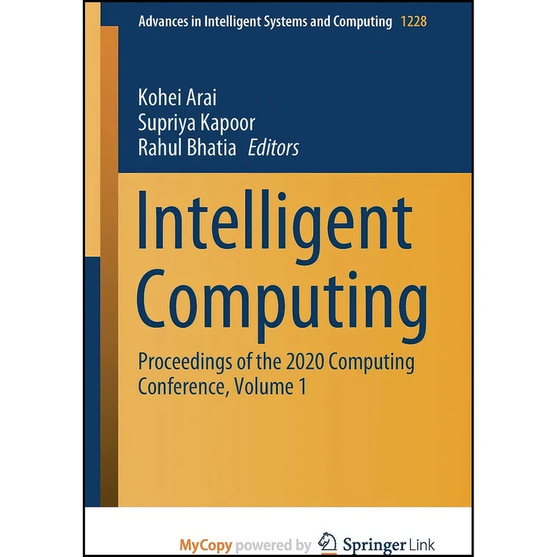 کتاب Intelligent Computing اثر جمعي از نويسندگان انتشارات Springer