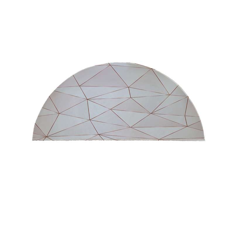 پادری مدل نیم دایره طرح سنگ کد 8594 سایز 90×45 سانتی متر