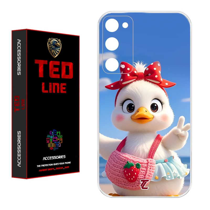 کاور تدلاین طرح اردک کد 1186 مناسب برای گوشی موبایل سامسونگ Galaxy S20 FE