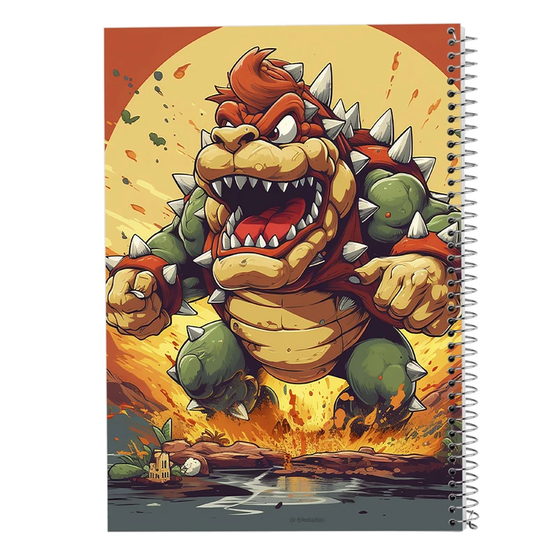 دفتر مشق 100 برگ مدوپد مدل سوپرماریو super mario کد DF2807