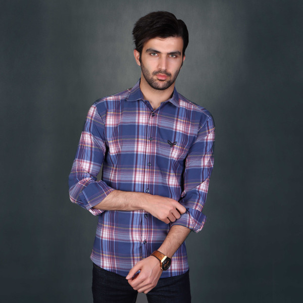 پیراهن آستین بلند مردانه پیکی پوش مدل M02498
