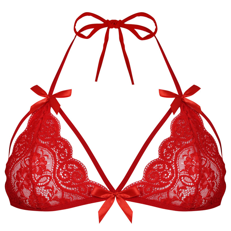 ست شورت و سوتین زنانه ماییلدا مدل 406-3684 رنگ قرمز به همراه جوراب