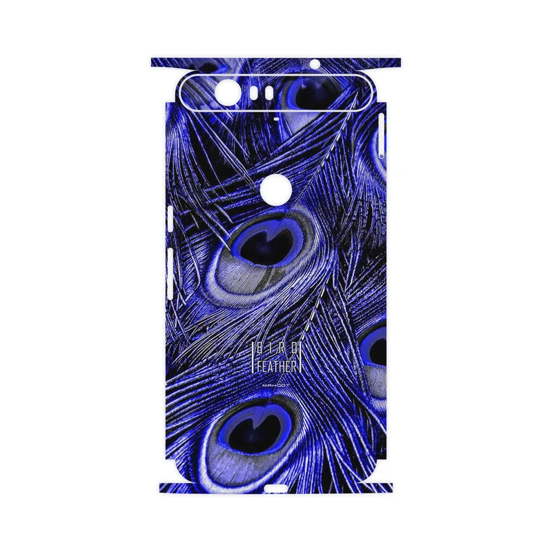 برچسب پوششی ماهوت مدل Purple Feather-FullSkin مناسب برای گوشی موبایل گوگل Nexus 6P