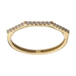 انگشتر طلا 18 عیار زنانه میو گلد مدل GD1140-55