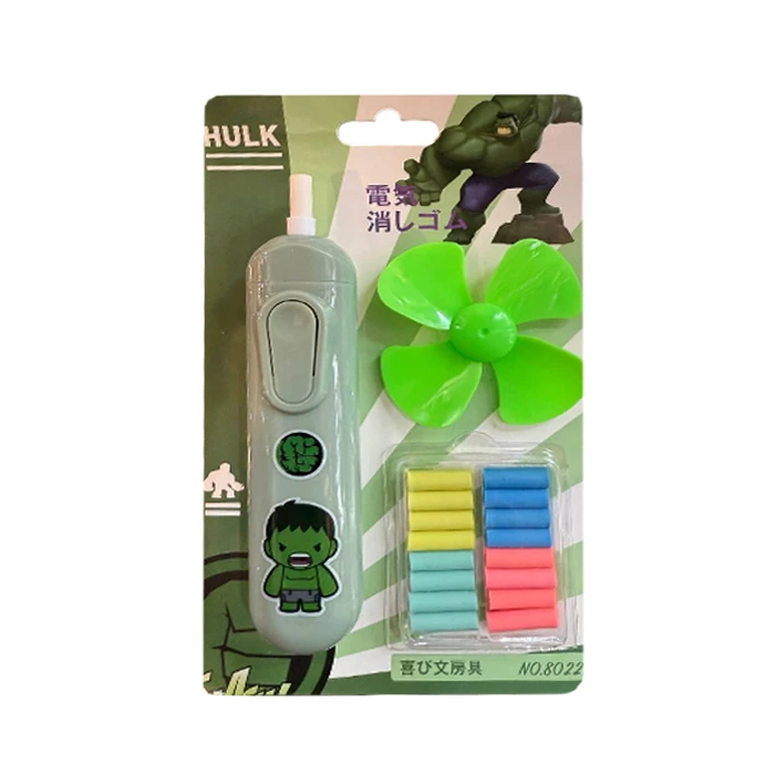 پاک کن مدل برقی به همراه پنکه و پاک کن یدک مجموعه 3 عددی