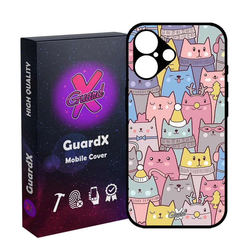 کاور گارد ایکس طرح Cat مدل 10074 مناسب برای گوشی موبایل اپل iPhone 16