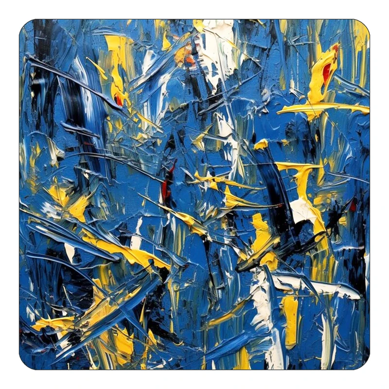 مگنت کاکتی طرح نقاشی رنگ روغن مدل mp69819