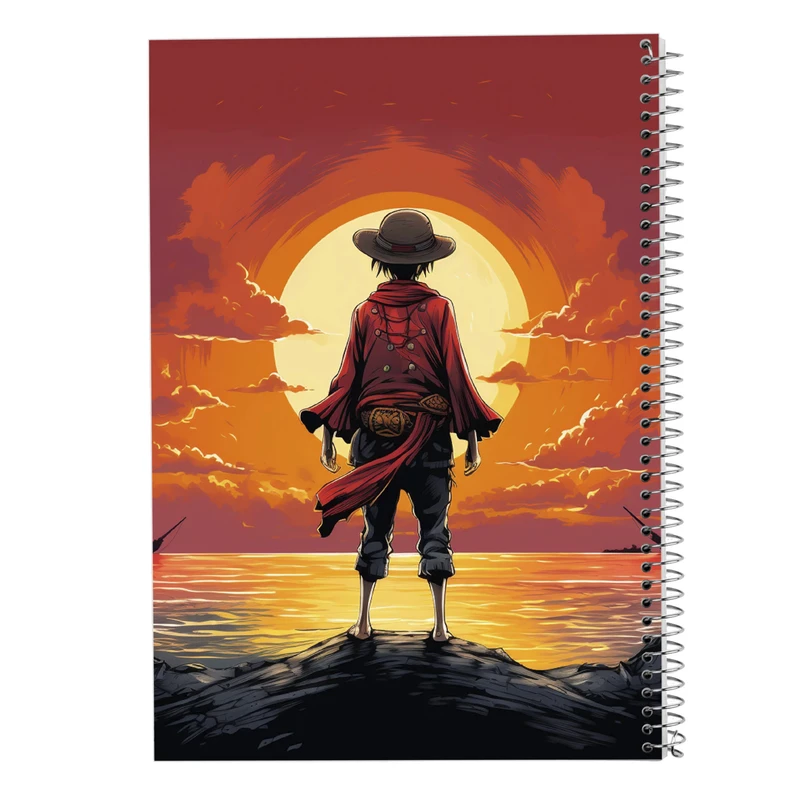 دفتر مشق 100 برگ مدوپد مدل وان پیس One Piece کد DF11497