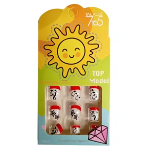 ناخن مصنوعی کودک تالکی کد 02 بسته 12 عددی
