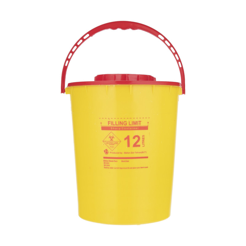 سیفتی باکس بهار زیست مدل استوانه ظرفیت 12 لیتر