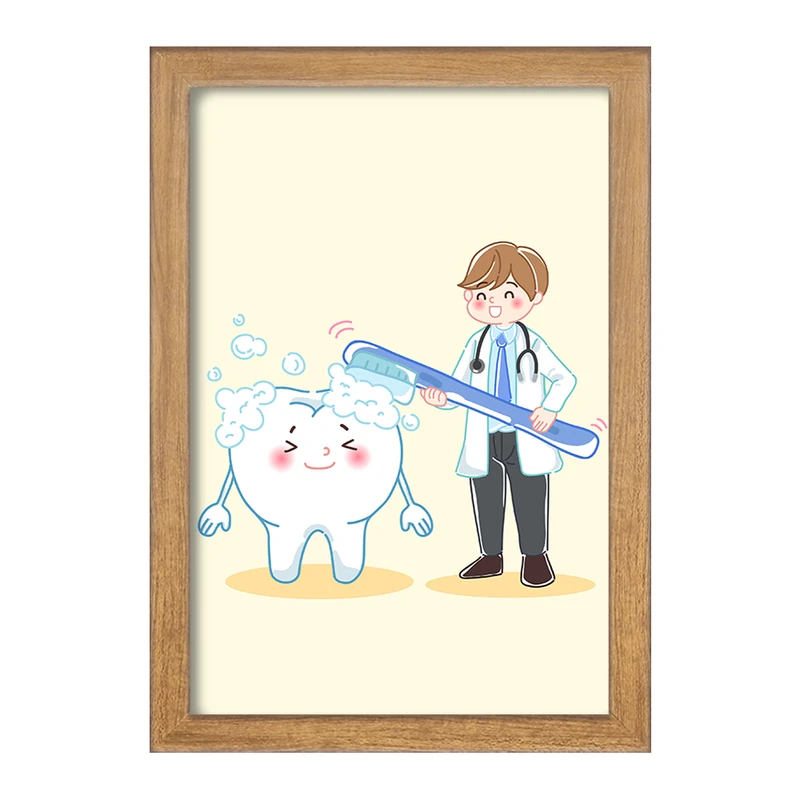 تابلو خندالو مدل دندان و دندان پزشکی کودکانه کد 36711