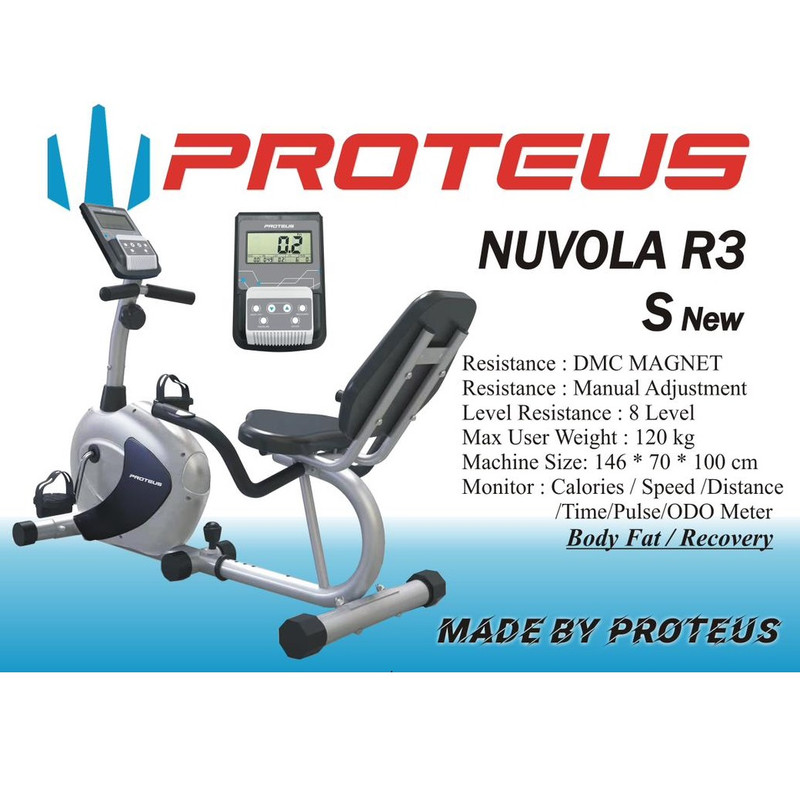 دوچرخه ثابت نشسته پروتئوس مدل NUVOLA R3 2026 S SERIES
