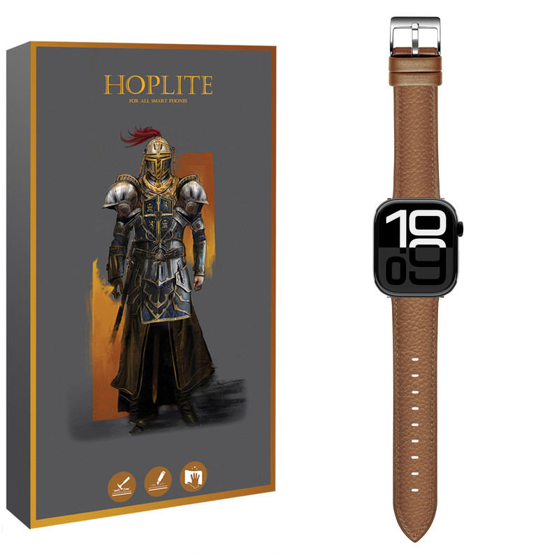 بند هاپلایت مدل Classic Leather HL مناسب برای اپل واچ سری 4/5/6/Se سایز 44 میلیمتری